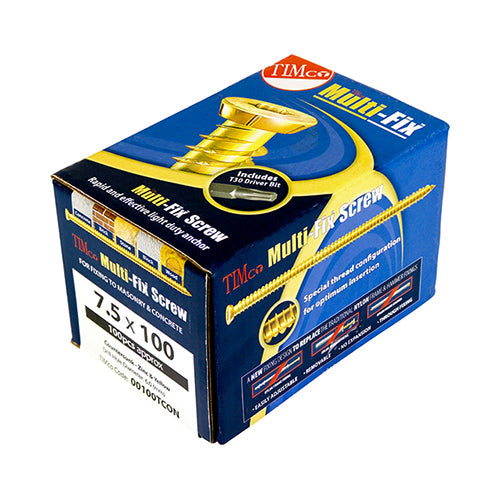 Timco Multi Fix Concrete Screw (13 Variants Available)
