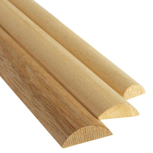 3/4" HALF ROUND OBECHE - Woodworkers.ie -