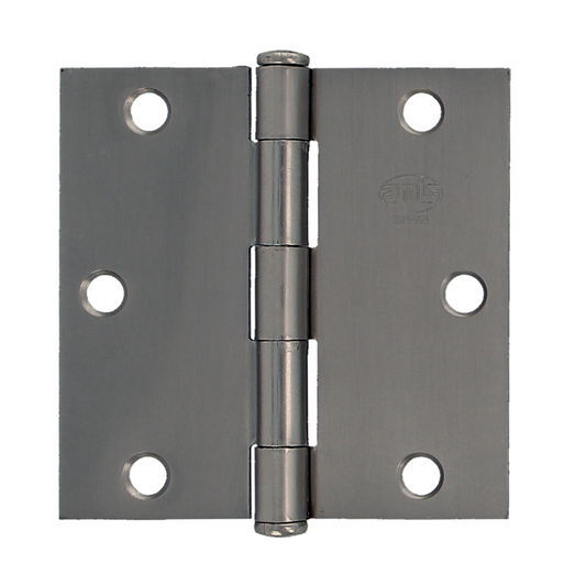 4 X 4 HINGE SATIN NICKEL (1010) - Woodworkers.ie -