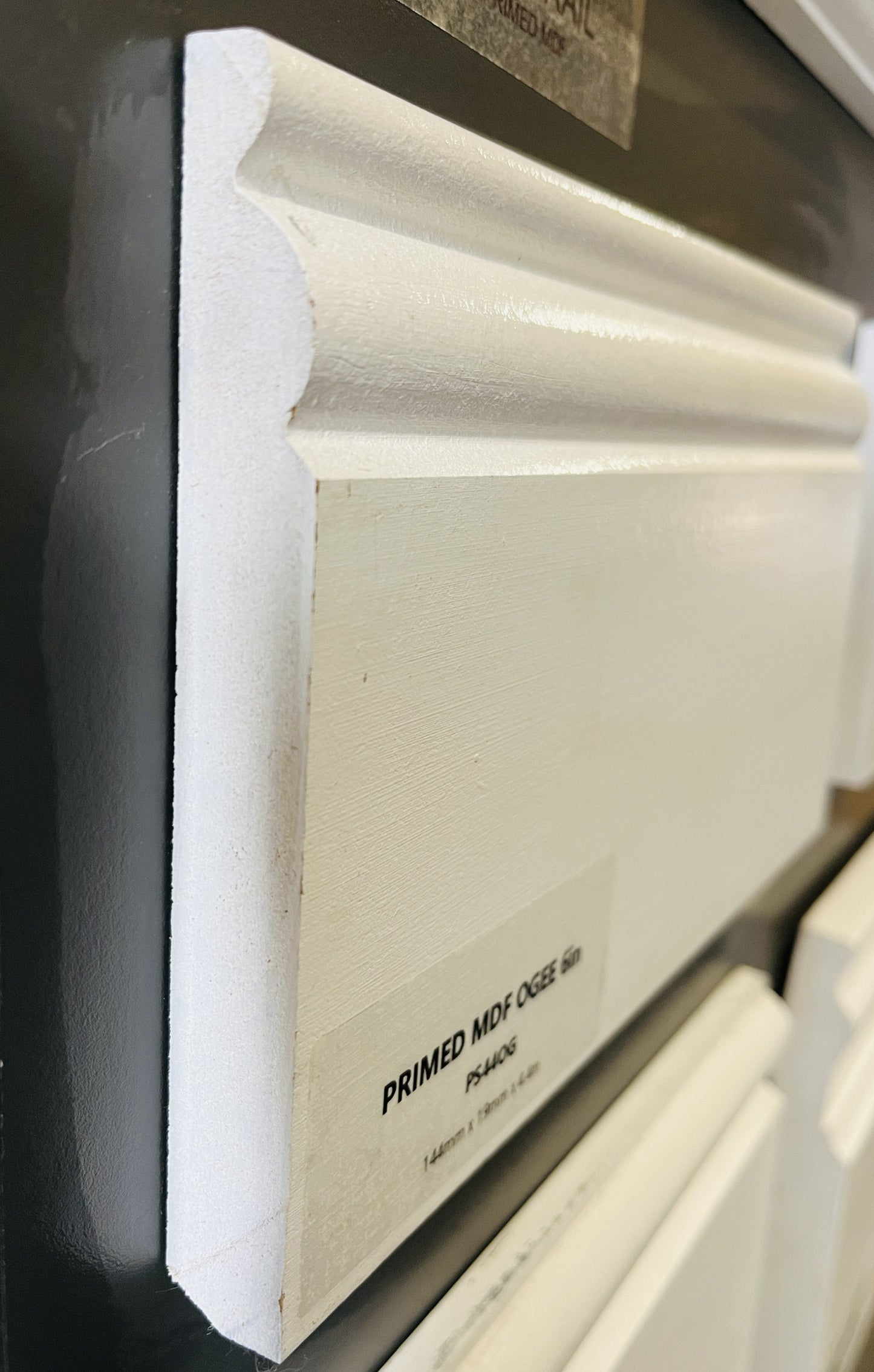 Primed MDF Ogee Skirting 6" X 4.4Mt Length