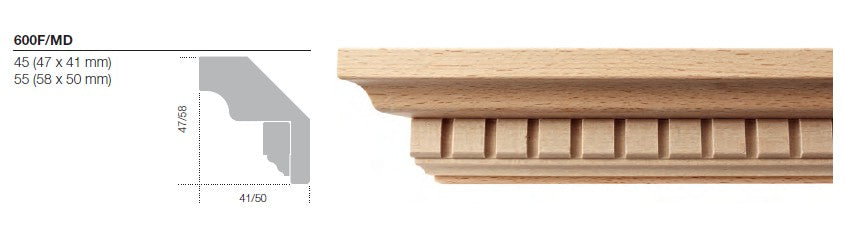 DENTAL CORNICE MOULD 2440MM