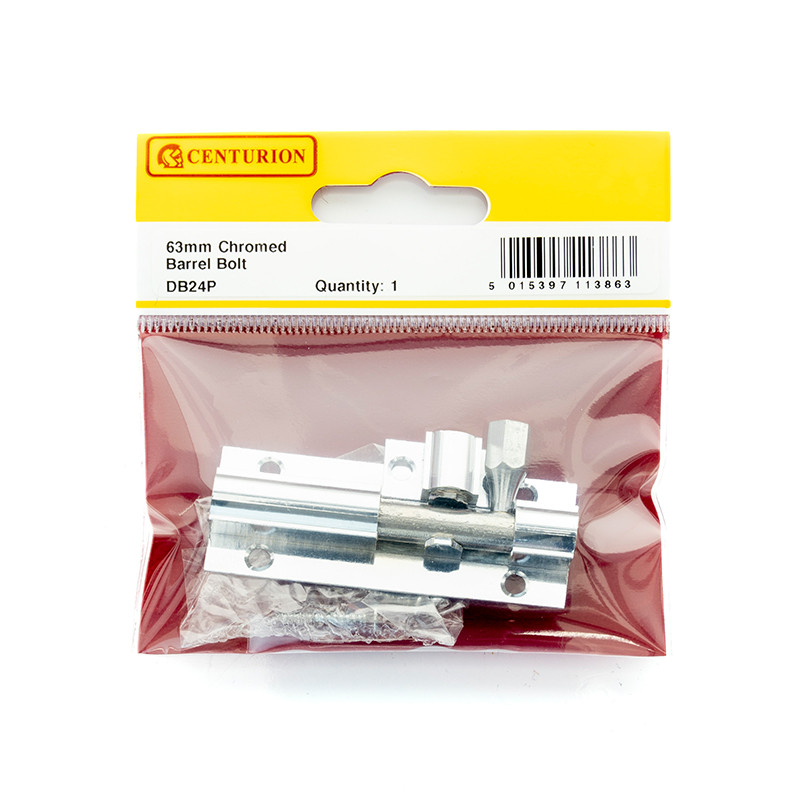 63mm X 25mm CP STRAIGHT BARREL BOLT - Woodworkers.ie -