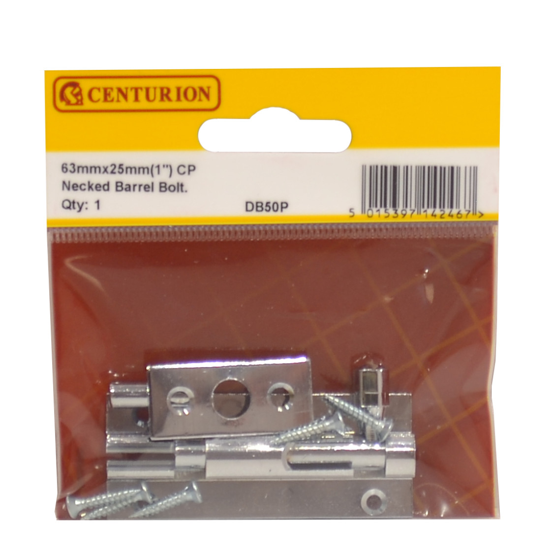 63mm X 25mm CP WIDE NECKED BARREL BOLT - Woodworkers.ie -