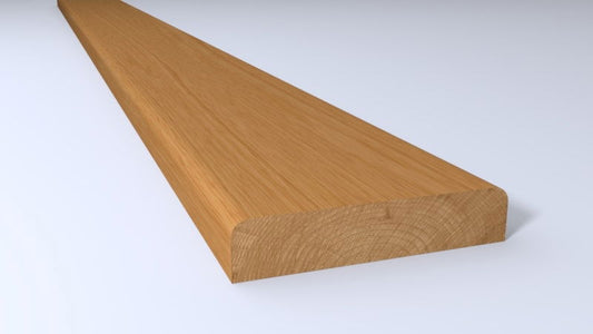 94 X 32   D  RAIL MICROSHADES BROWN PER  4.8MT LENGTH - Woodworkers.ie -