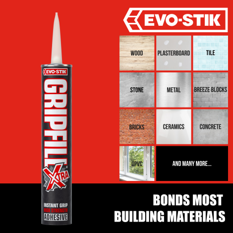 EVO-STIK GRIPFILL XTRA 350MM ADHESIVE