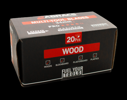 ABRACS 34MM MULTI-TOOL WOOD BLADE 20PC - Woodworkers.ie -