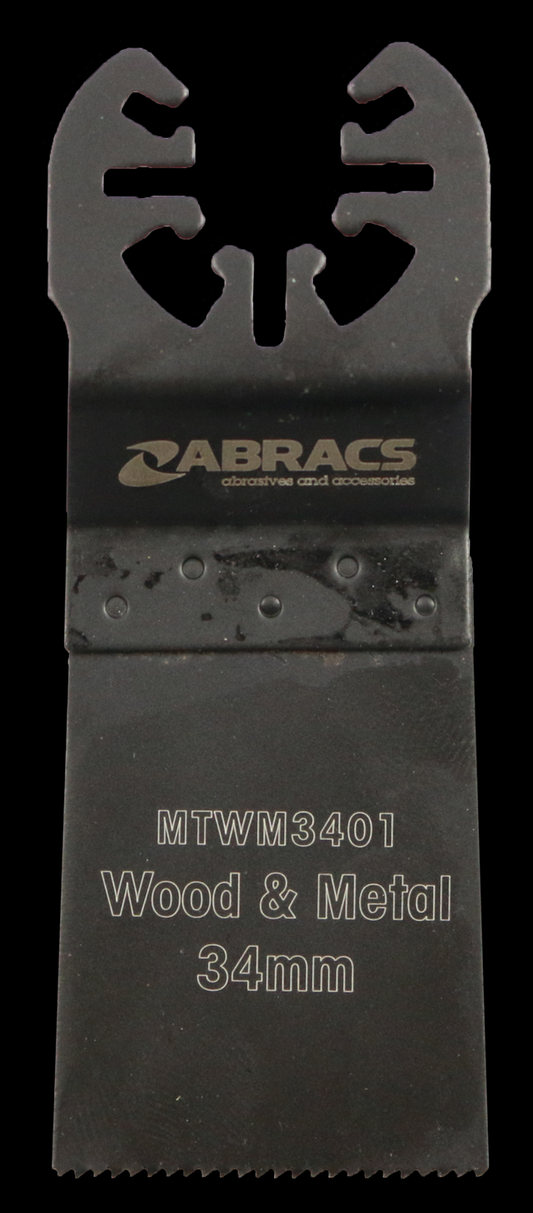 ABRACS 34MM MULTI-TOOL WOOD & METAL BLADE - Woodworkers.ie -