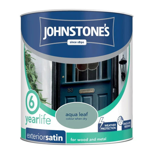 JOHNSTONE'S EXTERIOR SATIN NATURAL SAGE (6 Variants Available )