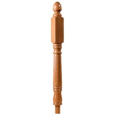 Achill Long Square Fluted Newel Post - Woodworkers.ie -