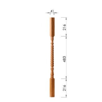 Achill Roped Spindle 915mm - Woodworkers.ie -