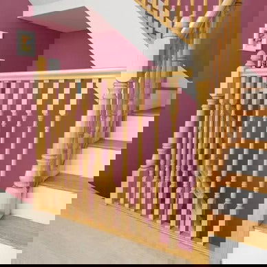 Achill Short Square half newel post - Woodworkers.ie -