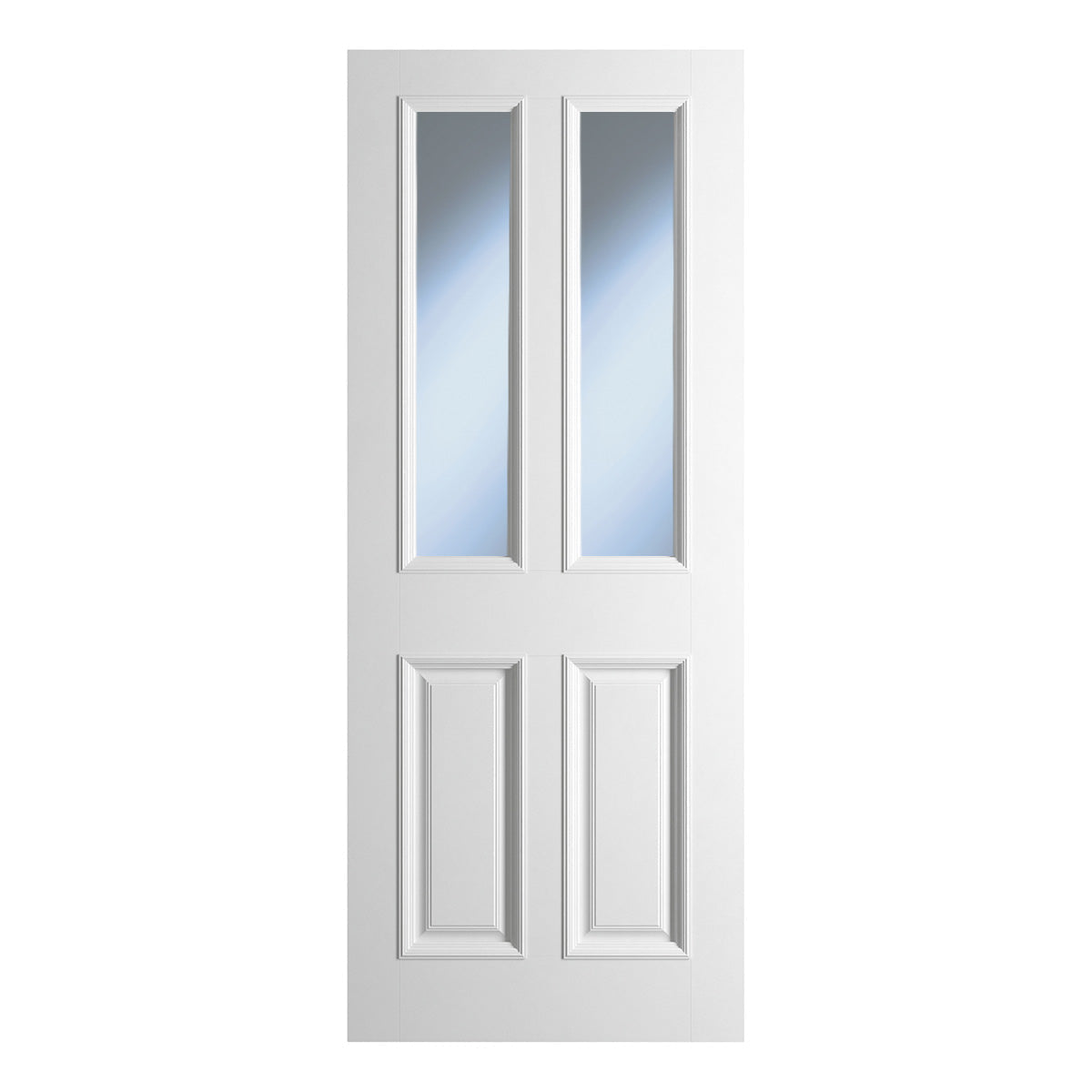 BEDFORD PRIMED 2P/2L CLEAR GLAZED BOLECTION DOOR - Woodworkers.ie -