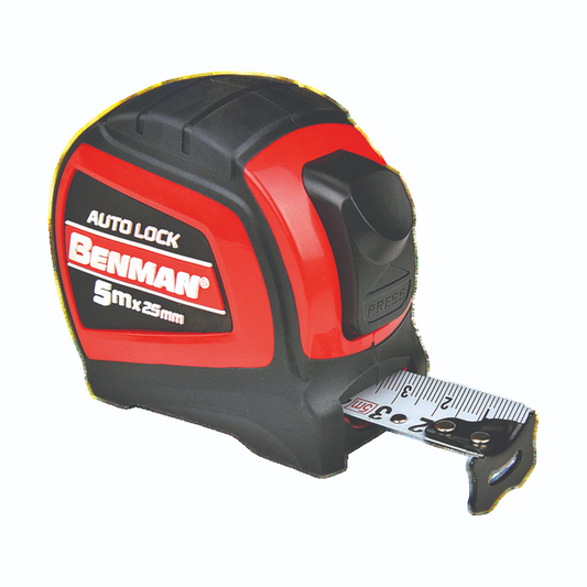 BENMAN 3M X 16MM METRIC AUTO LOCK MEASURING TAPE - Woodworkers.ie -