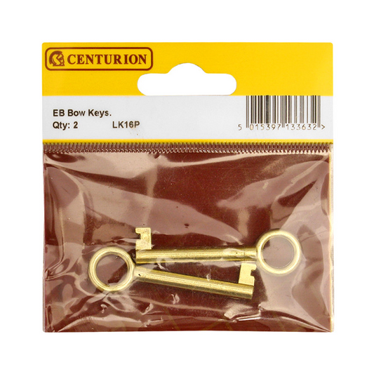 BRASS BOW KEY PK2 - Woodworkers.ie -