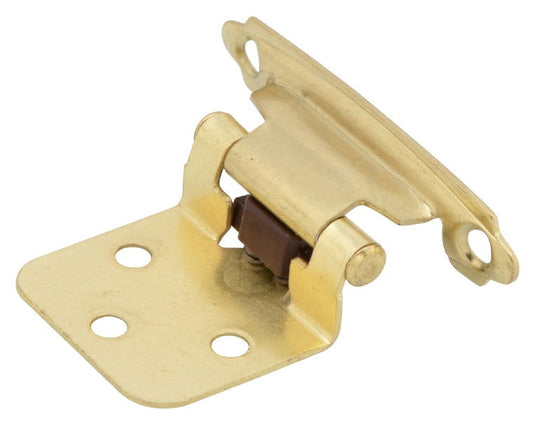 BRASS CABINET HINGE (SPRUNG) PAIR - Woodworkers.ie -