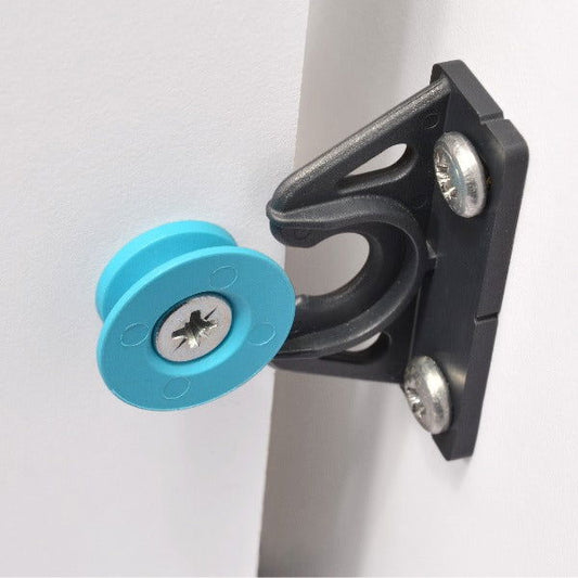 Button Fix Type 2 With  Blue Button (pack of 4) - Woodworkers.ie -