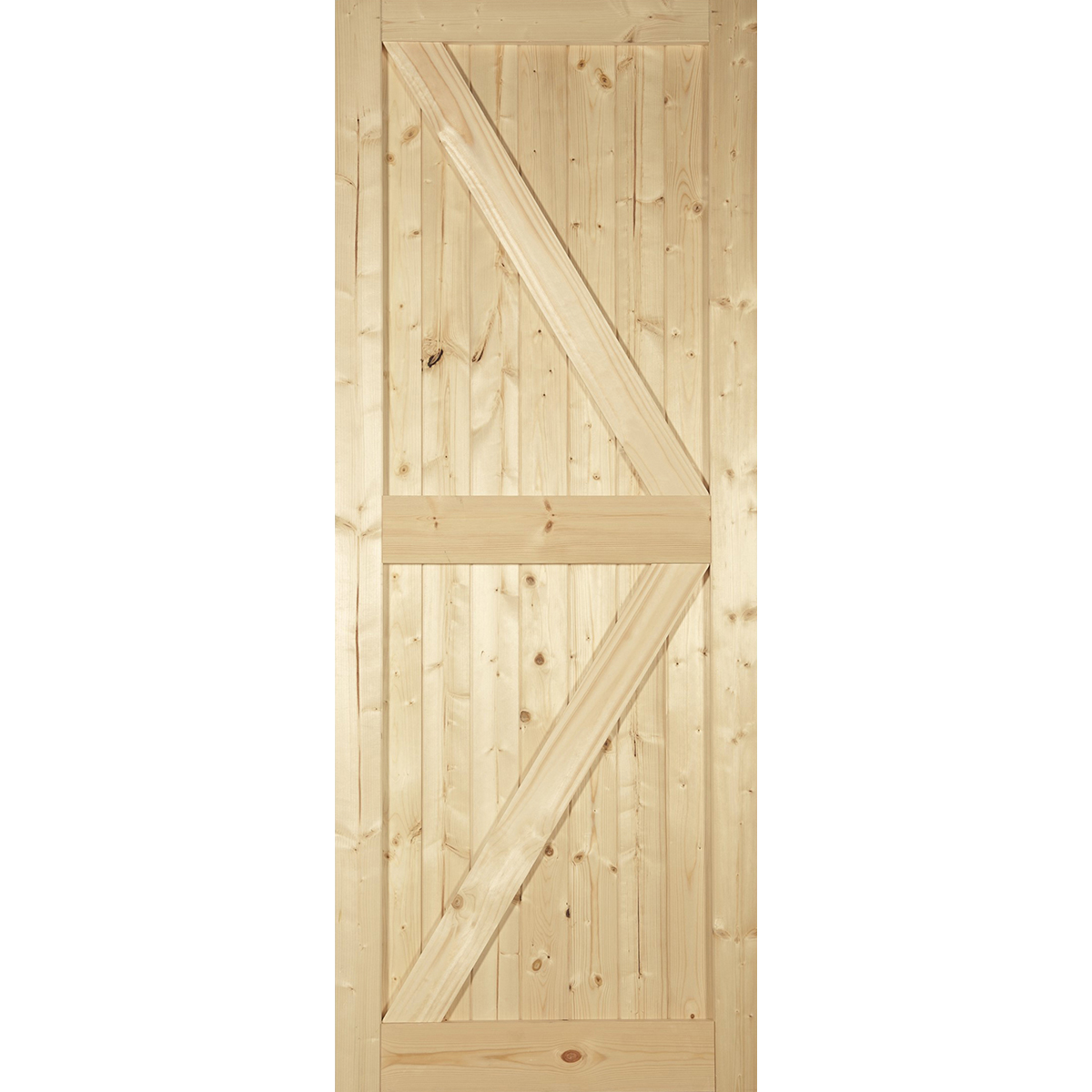 CAMDEN FRAMED LEDGED & BRACED DOOR 44mm - Woodworkers.ie -