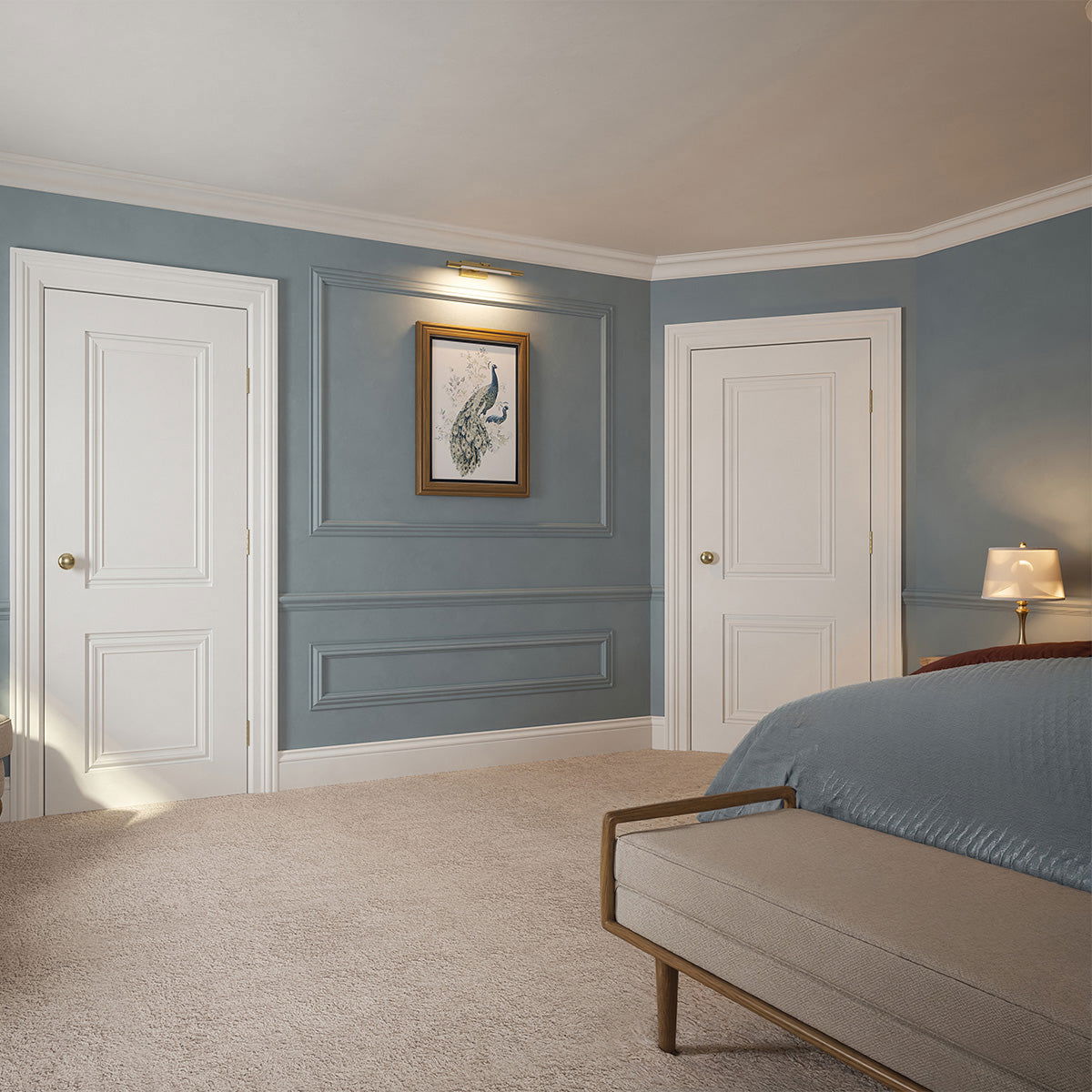CAROLINA 2 PANEL WHITE PRIMED DOOR - Woodworkers.ie -