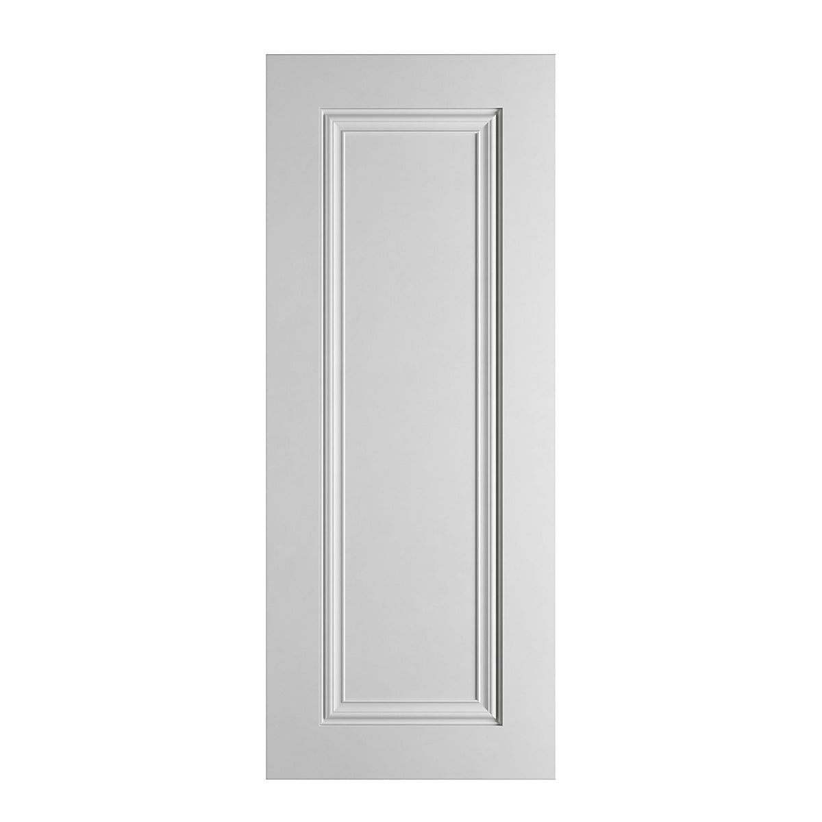 CHARLESTON 1 PANEL WHITE PRIMED DOOR - Woodworkers.ie -