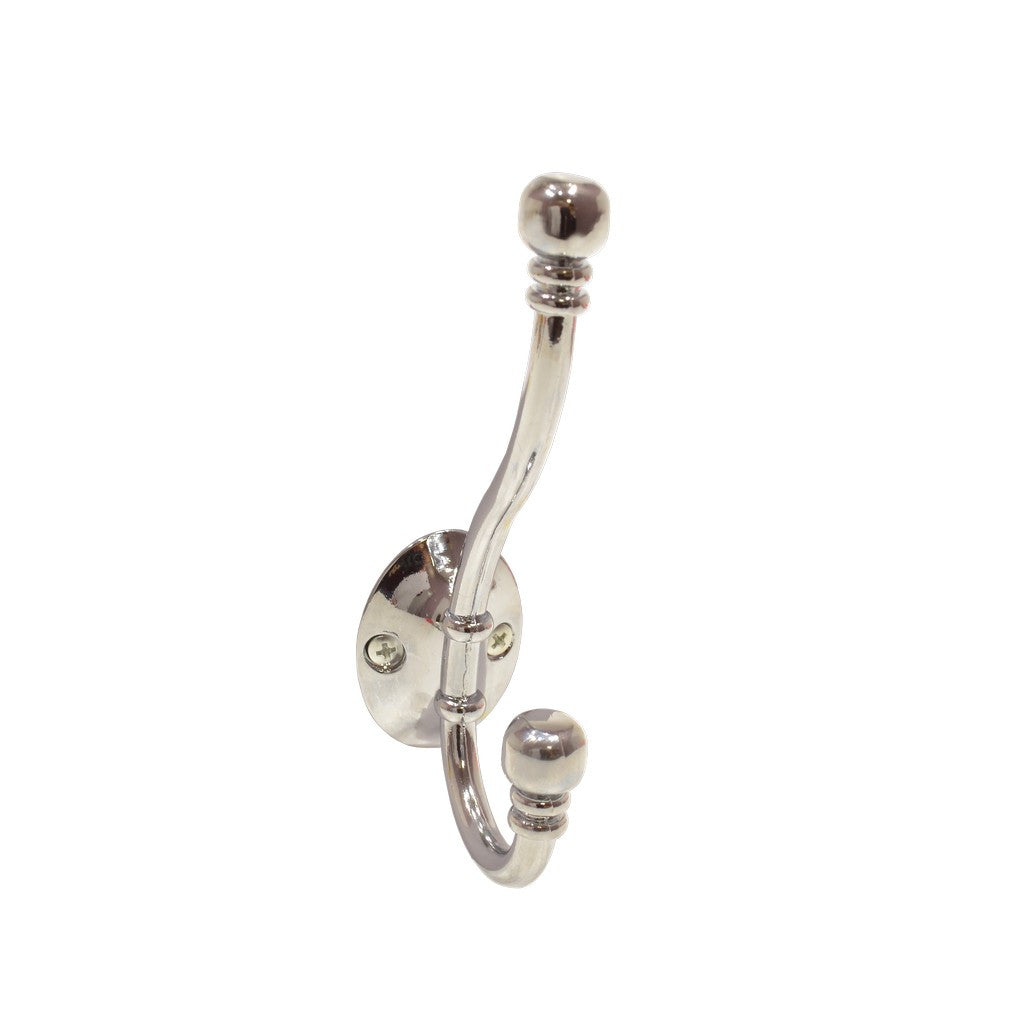CHROME BALL END HAT & COAT HOOK - Woodworkers.ie -