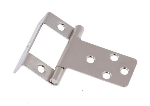 CHROME CRANKED HINGE / PAIR - Woodworkers.ie -