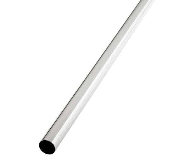 Chrome Plated Rail 2438 X 19 (8FT X3/4") - Woodworkers.ie -