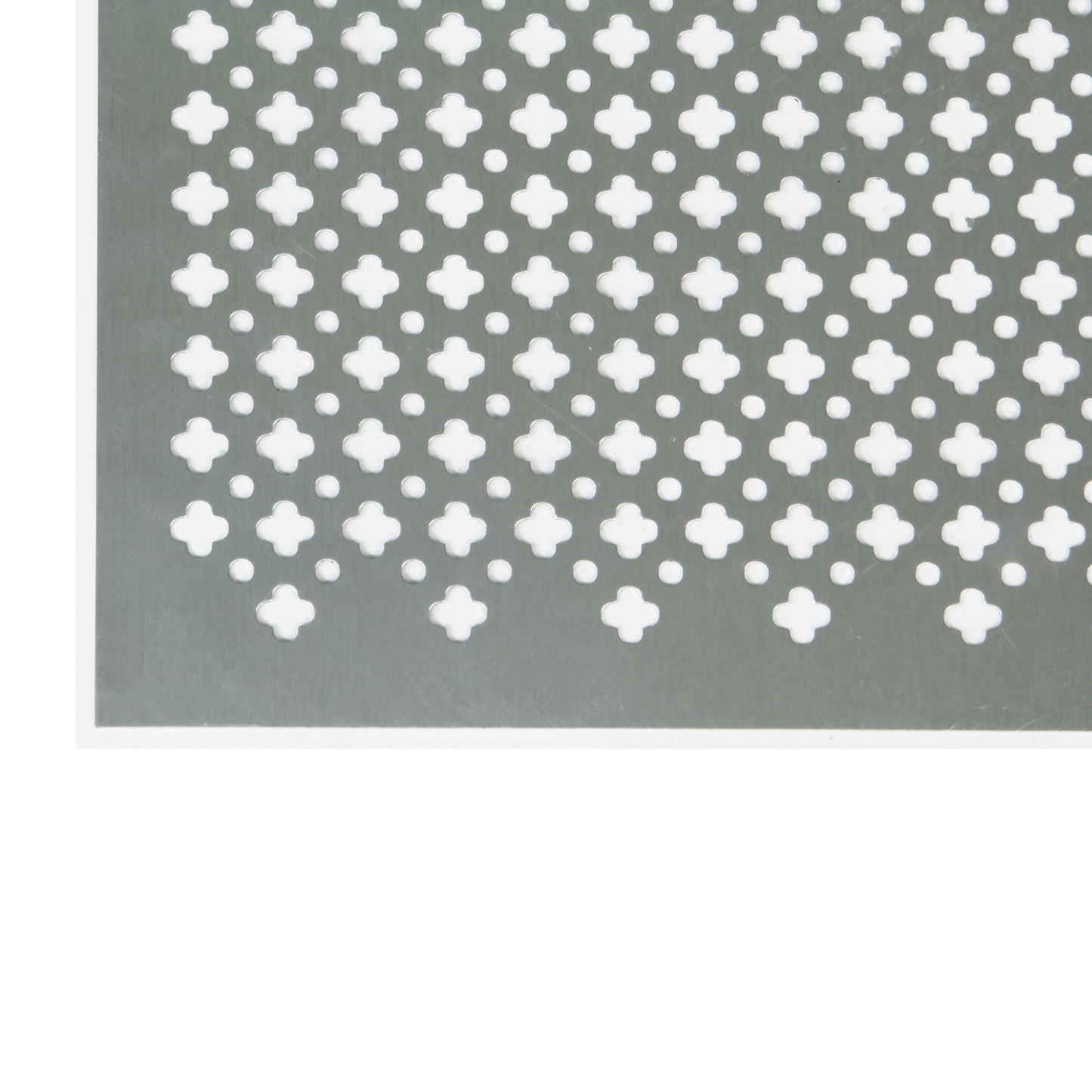 DECORATIVE ALUMINIUM SHEET SILVER 500 X 500 - Woodworkers.ie -