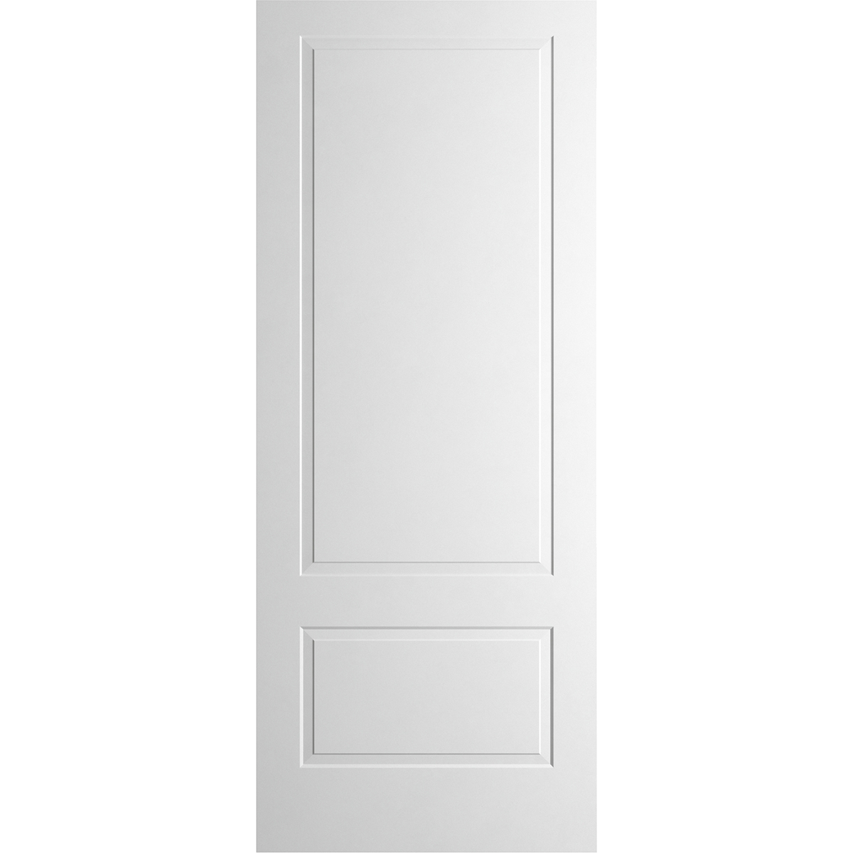 DOVER 2 PANEL WHITE PRIMED DOOR - Woodworkers.ie -