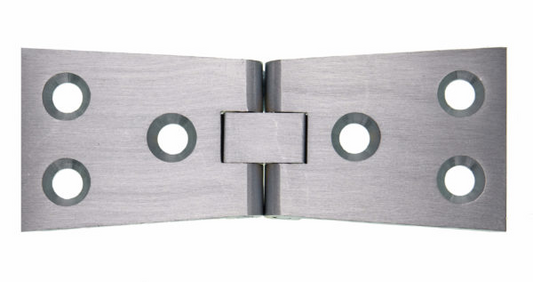 ECLIPSE SATIN CHROME COUNTERFLAP HINGES (PR) - Woodworkers.ie -