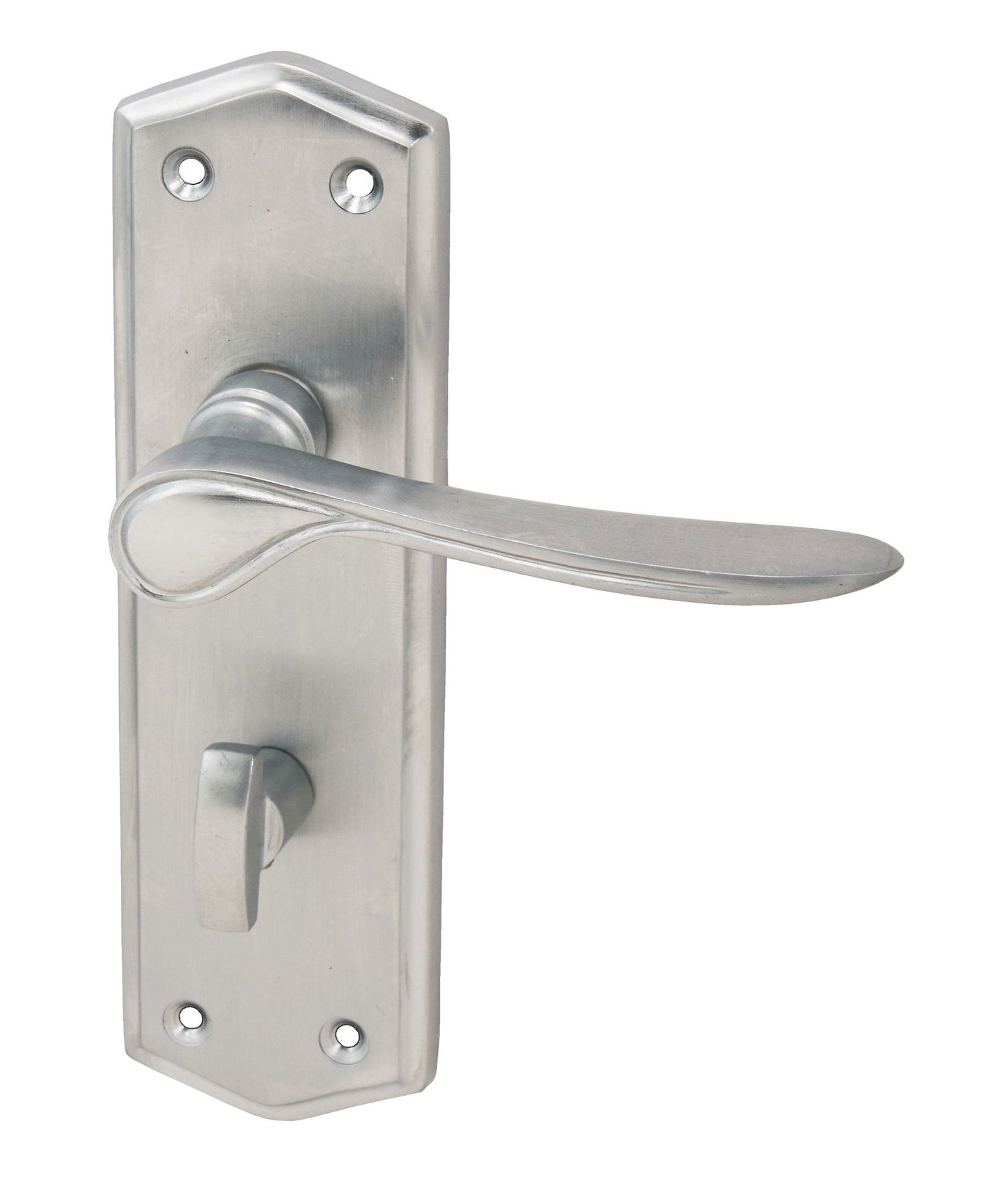 Eclipse Stellar Satin Chrome Bathroom Lever Handle - Woodworkers.ie -