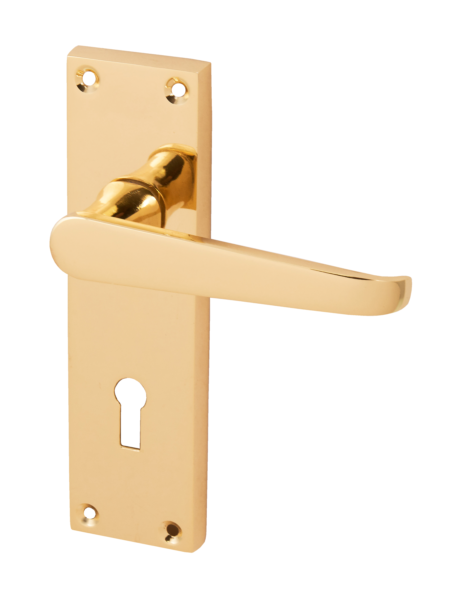 Eclipse Victorian Straight Brass Lever Handle - Woodworkers.ie -