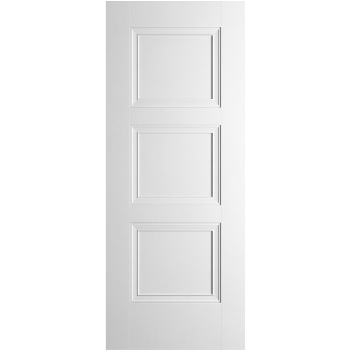 FRANKLIN WHITE PRIMED 3 PANEL DOOR - Woodworkers.ie -