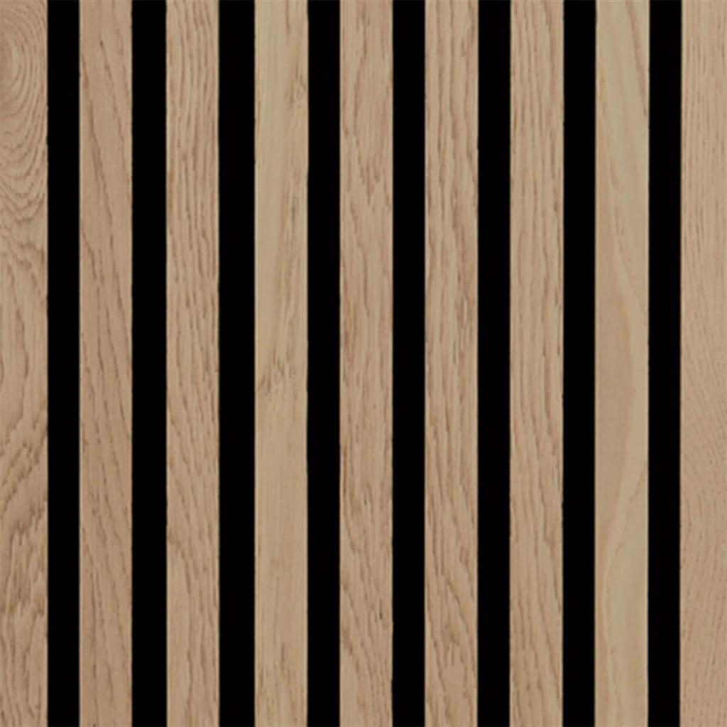 FT PREMIUM ACOUSTIC PANEL LIGHT OAK 2440 X 605 X 22mm - Woodworkers.ie -