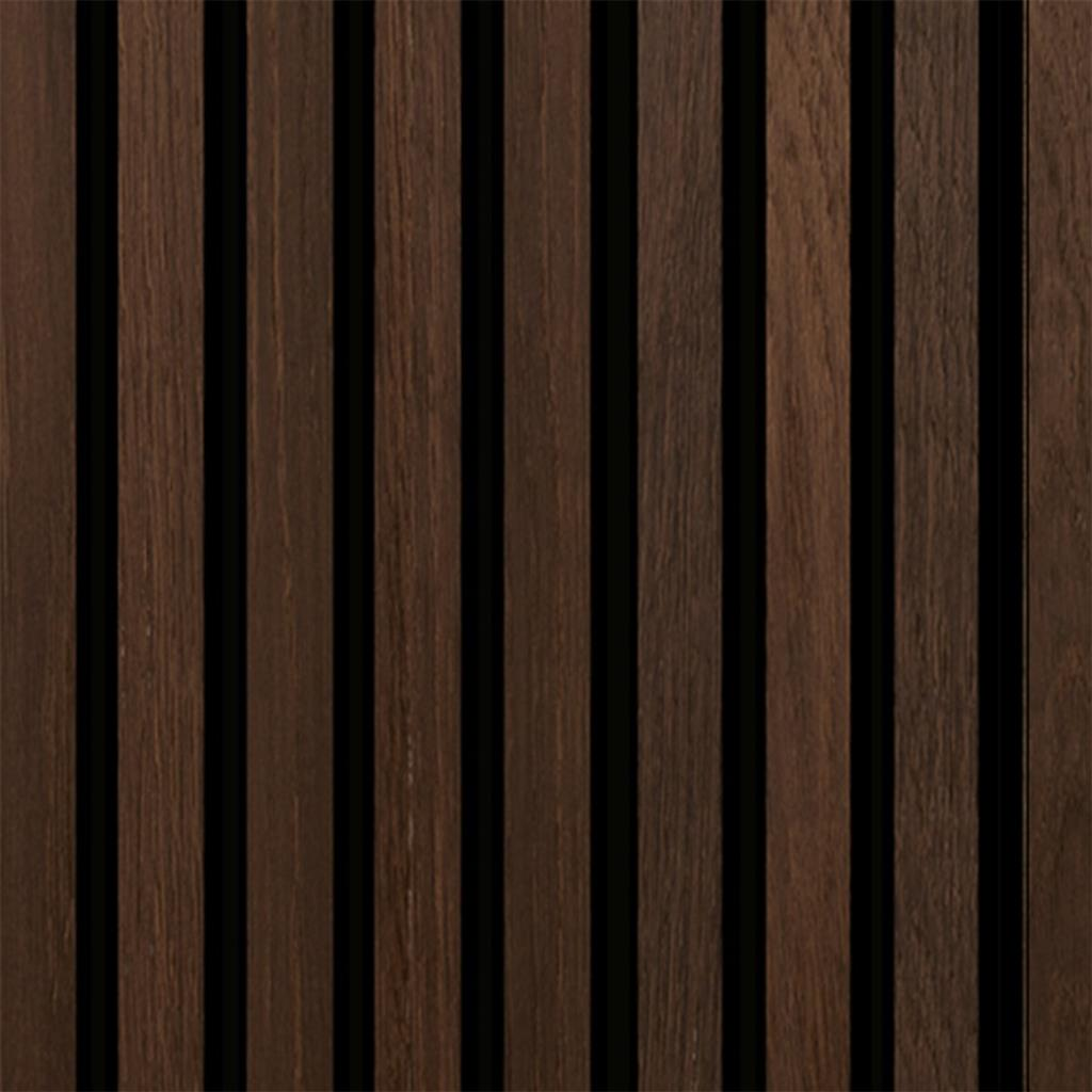 FT PREMIUM ACOUSTIC PANEL SMOKED OAK 2440 X 605 X 22mm - Woodworkers.ie -