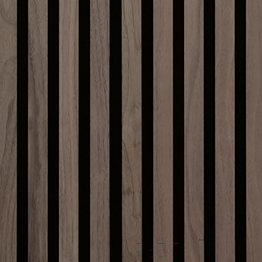 FT PREMIUM ACOUSTIC PANEL  WALNUT 2440 X 605 X 22mm - Woodworkers.ie -