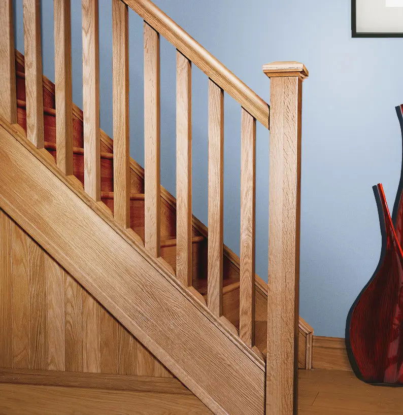 Half Square Newel Post Blank - Woodworkers.ie -