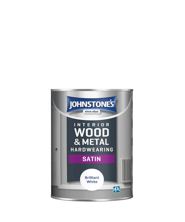 JOHNSTONE'S INTERIOR HARDWEARING SATIN WHITE