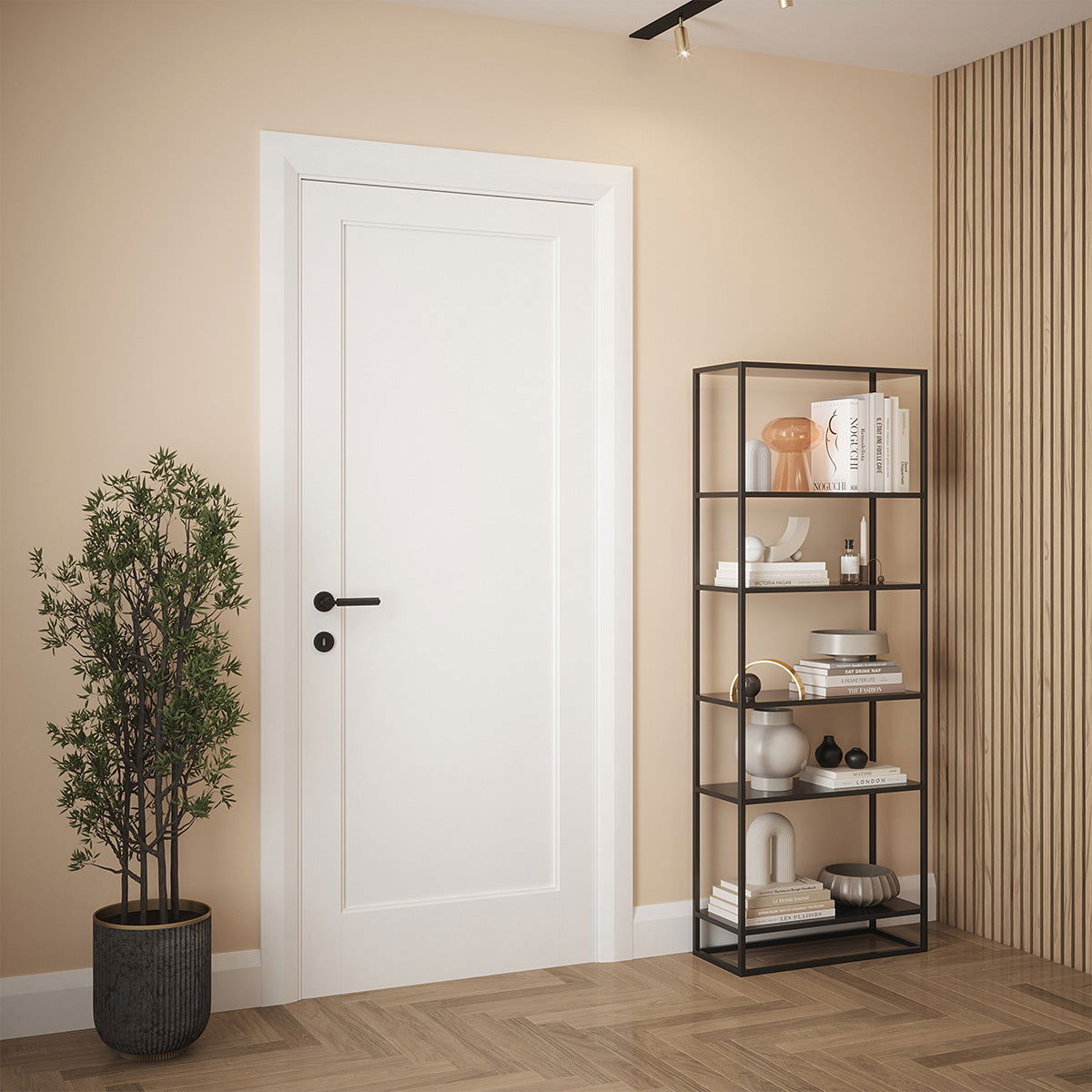 KENMORE WHITE PRIMED SINGLE PANEL - Woodworkers.ie -