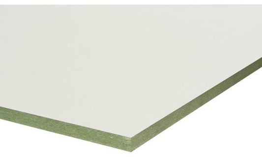 M.D.F Paint Grade White Matt ** Moisture Resistant  **2440 X 1220 X 22 mm - Woodworkers.ie -