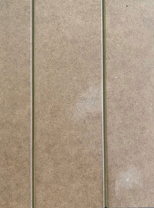 MDF MR 2440 X 1200 X 9mm V GROOVED 100mm CENTRES  LENGTH WAYS - Woodworkers.ie -