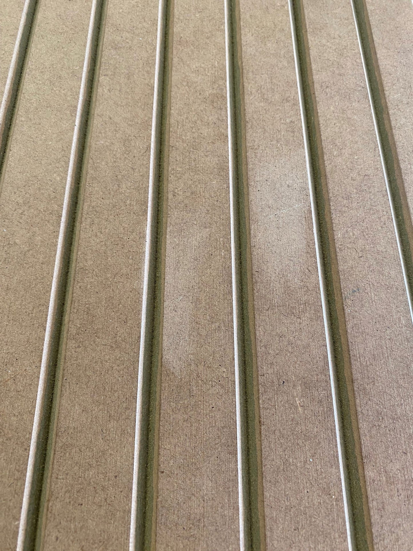 MDF MR 2440 X 1200 X 9mm   V GROOVED at 30mm centre length ways - Woodworkers.ie -