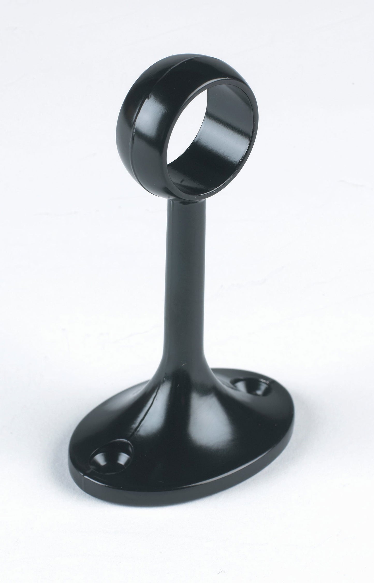 Matt Black Rail Centre Support 19mm (X3/4") - Woodworkers.ie -