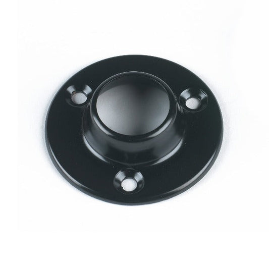 Matt Black Rail Ends 19mm (X3/4") Rod Sockets - Woodworkers.ie -