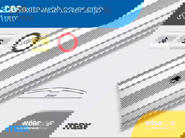 NO .236  EXTRA WIDE FLATE  EDGE ALUM - Woodworkers.ie -