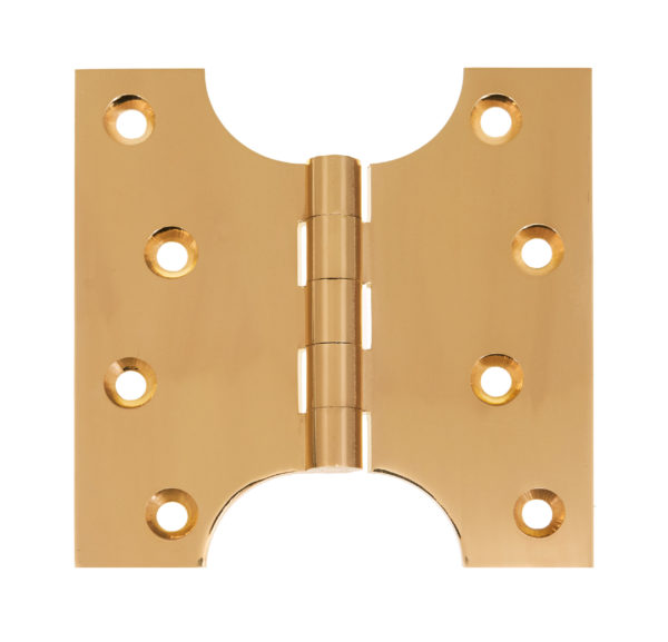 PARLIAMENT HINGE BRASS 102 X 51 X 102 - Woodworkers.ie -