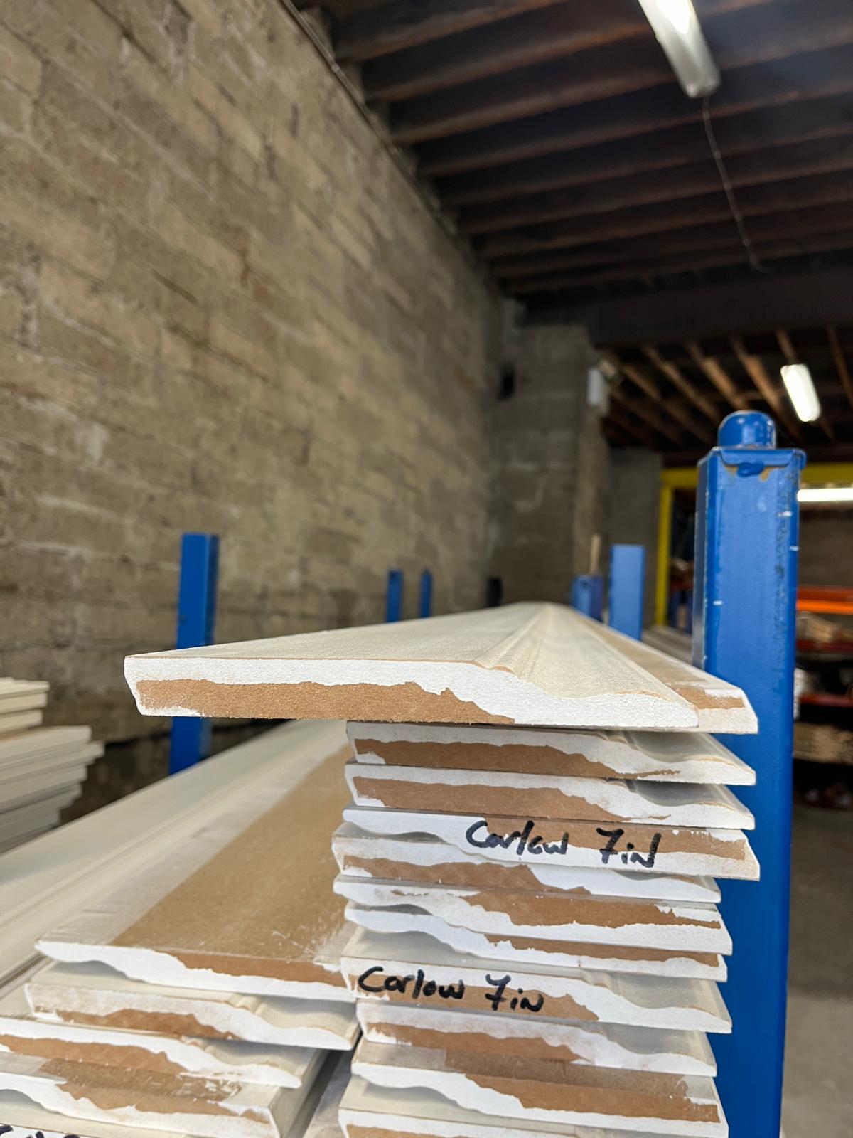 Primed M.D.F. 7" Carlow Skirting X 4.4Mt Length - Woodworkers.ie -