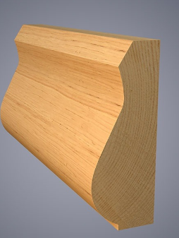 RED DEAL LARGE OGEE 44mm X 19mm X 2.4mt - Woodworkers.ie -