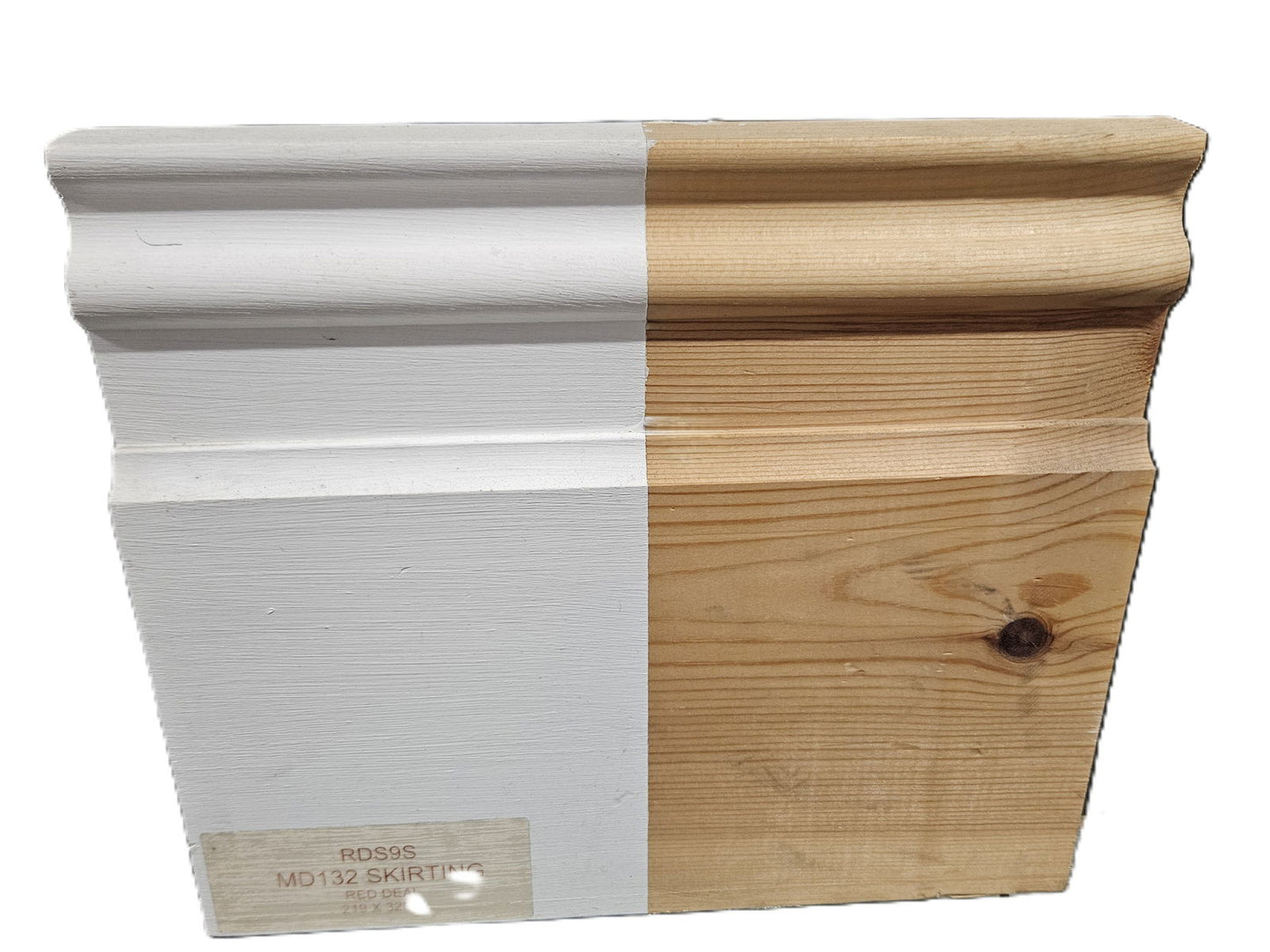 RED DEAL SKIRTING 9" (MD132) PER 4.5MT LENGTH - Woodworkers.ie -