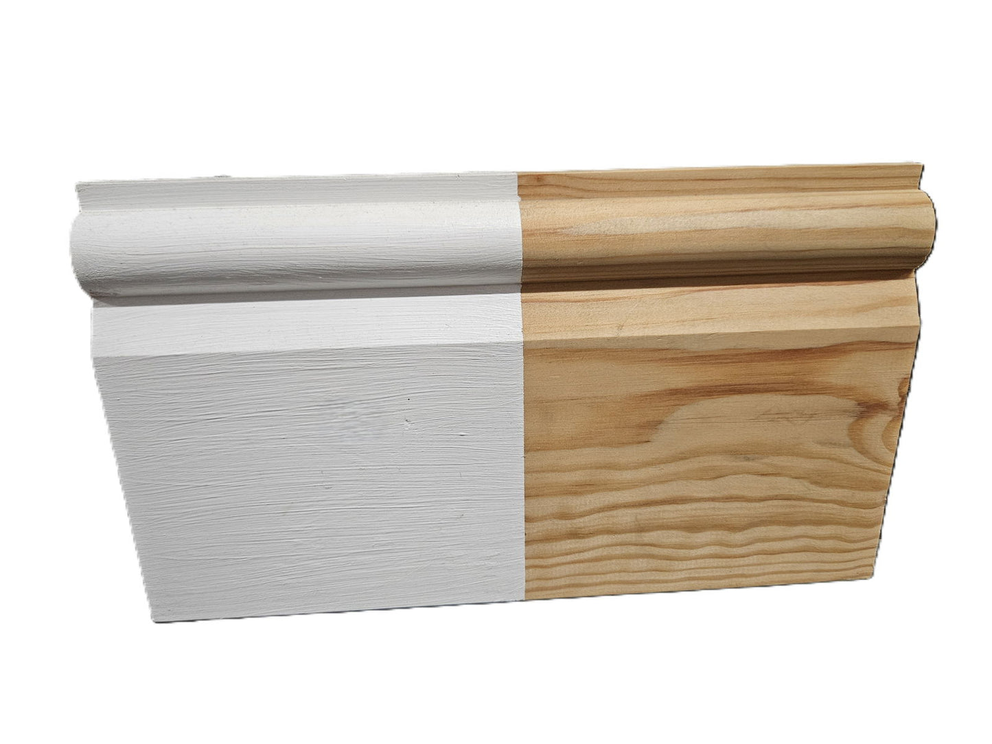 RED DEAL SKIRTING DUAL PROFILE TORUS /LAMBS TONGUE  (144X21)  PER 4.8MT LENGTH - Woodworkers.ie -