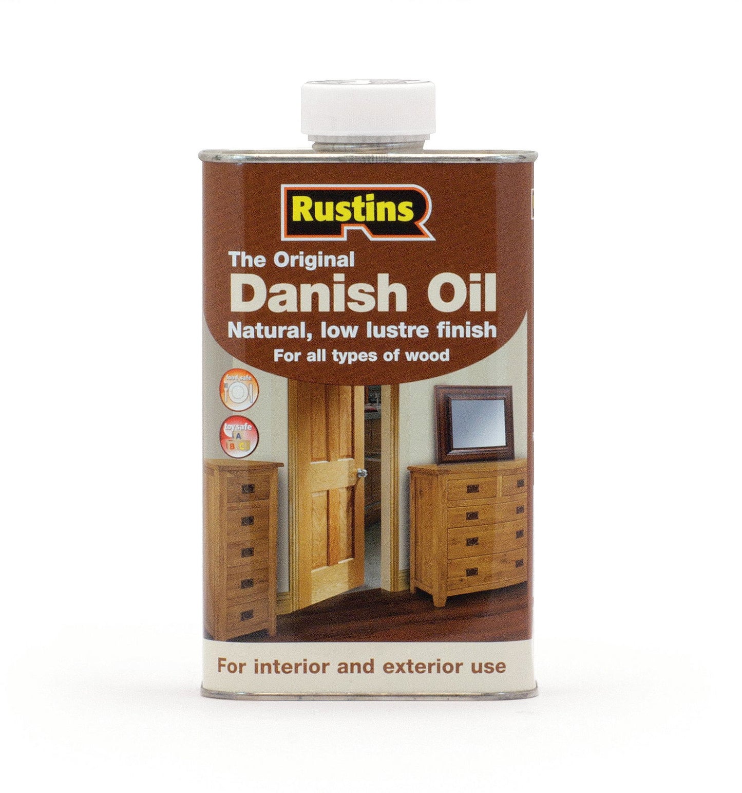 RUSTINS DANISH OIL 1 LTR - Woodworkers.ie -